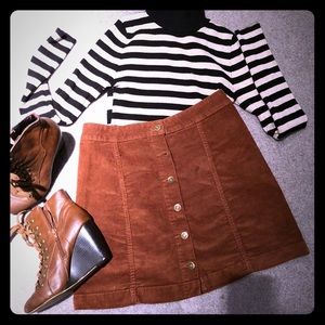 Urban Outfitters high waisted corduroy skirt